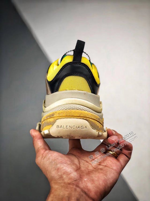 Balenciaga經典款男女鞋 巴黎世家頂級版本Triple-S 17老爹鞋 Balenciaga情侶款老爹鞋  hdbl1228